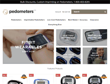 Tablet Screenshot of pedometersusa.com